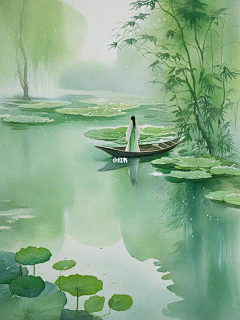 芝麻迷糊采集到插画场景