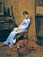 托马斯·伊肯斯（Thomas Eakins）人物油画作品(7)
