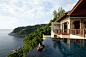 A woman in a oil overlooking Phuket, Thailand