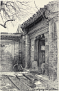 钢笔画家贾一凡的写实钢笔画作品
《胡同情 —— 西城区藕芽胡同7号》
