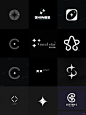 潮流个性极简星型logo设计｜灵感分享_1_MICU