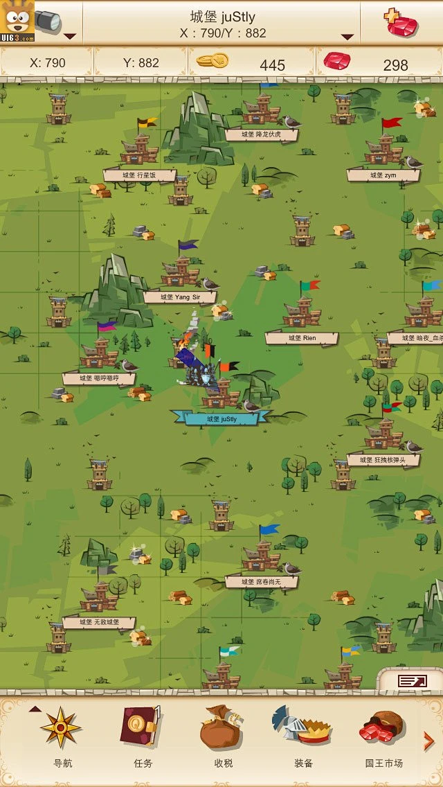 塔防策略《EMPIRE four kingdoms》UI游戏界面_点击查看原图-花瓣网