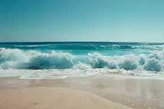 大海沙滩绝美壁纸