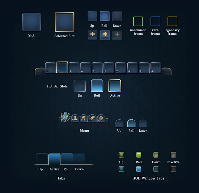 Video Games user interface HUD windows menu Games UIX-花瓣网