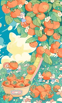 水果系列插画_关木木同学__插画师作品_涂鸦王国gracg