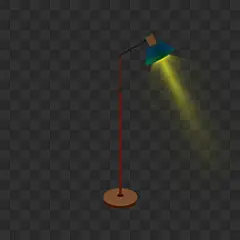 落地灯手绘元素装饰图案PNG图片 来自PNG搜索网 pngss.com 免费免扣png素材下载！