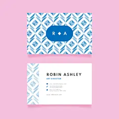 高级时尚名片模板简约品牌推广商务卡片印刷宣传ai设计素材模板-淘宝网