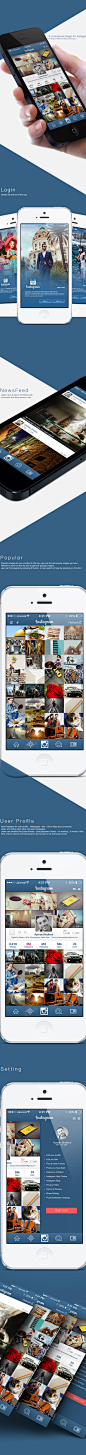 Instagram Redesign Concept on Behance