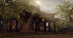 剑网三 场景原画  图/白芷不是中药