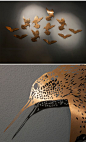 claire brewster - birds cut from brass!: 