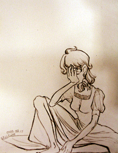 决明子  的插画 世界上最傷心的事情其實是無耐的事情