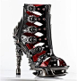 【Chelsea Hotel】代购Steampunk蒸汽朋克哥特PinupsSM复古罗马鞋的图片@北坤人素材