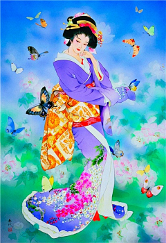 月满空采集到和服