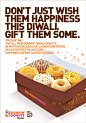 Dunkin' Donuts Diwali 2014 : Special Diwali range of donuts for Dunkin Donuts (India).