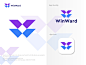 Winward modern logo design/W logo