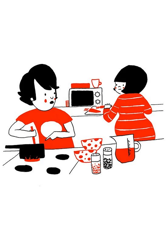 【英国画师Philippa Rice的治愈系插画】-花瓣网