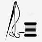 采购产品针和线裁缝缝纫工具图标 UI图标 设计图片 免费下载 页面网页 平面电商 创意素材