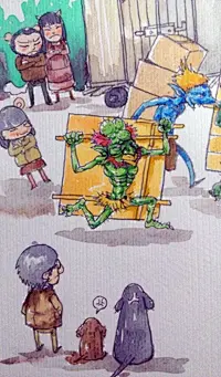 深沉厚重的插画画廊展厅