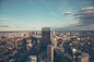 aerial photography of high-rise buildings