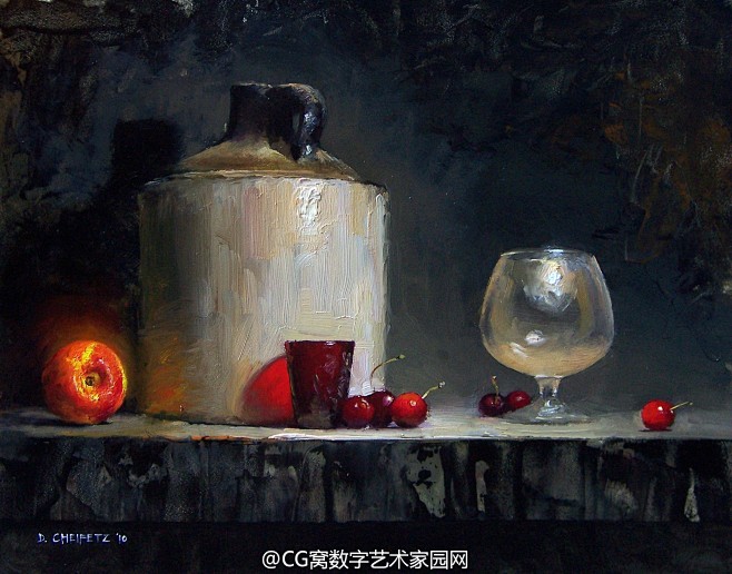 David Cheifetz 静物油画