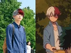 《我的英雄学院》真人版最佳人选twitter：_japoooo ​​​​真人漫画 
