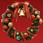 Ho Ho Ho! : 100% CGI Christmas Wreath.