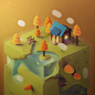 Autumn : Proyecto de mundo imaginario en 3D.