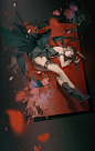 #阿米娅# #明日方舟# 这段时间开始填上半年的坑了，把前面的图细化下 ​​​​