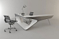 The Mystica Desk The Mystica Desk is a beautiful office workspace that is a must have if you love futuristic technology and furniture. The table’s ‘L’ design makes it a great table for one person, or a comfortable fit for a team too.