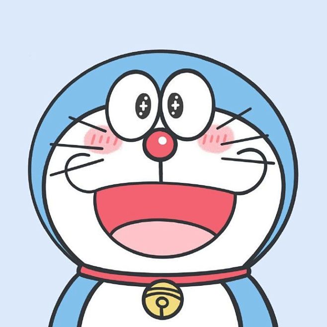 九个哆啦A梦头像，可以根据每日心情随意转...