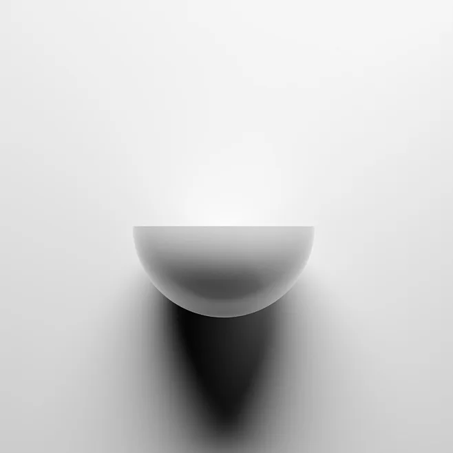 3D bnw minimal Minimalism object Render-花瓣网