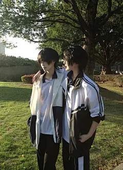 一起去啊更远的地方。#谢俞 #贺朝 #cos #伪装学渣@腐总，采集@屿堍