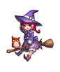 潘达  的插画 Q版魔女