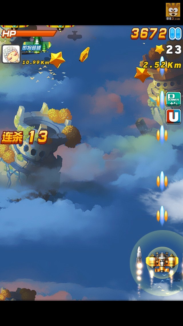QQ手机游戏UI设计《全民飞机大战》_U...