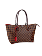 Louis Vuitton 路易·威登 女士樱桃红色CAISSA TOTE格纹手提包（法国直发）