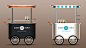 Bubble Waffle Milk Tea Cart Design #bubblewaffle #beesandvultures