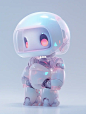 机器人|果冻质感，磨砂玻璃