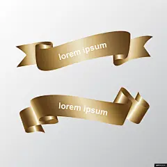 标签 金色 卷纸 装饰 样式 黄金 标签/吊牌卡片名片平面设计