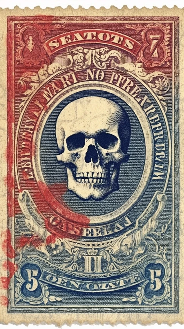Postage stamp with i...