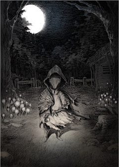 Z_Z唯二采集到诡异、恐怖、插画