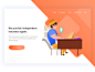 Insurance service landing page