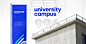 logo brand identity University vector branding  visual identity Logo Design Advertising  typography   desıgn  