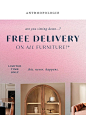 Wait, FREE DELIVERY on *all* furniture?!
