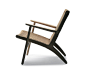 CH25 -  by Carl Hansen & Søn | Architonic : A light and classic easy chair well-suited to any room. The chair&#;039s seat and back are hand woven in a unique pattern from more than 400 meters of paper..