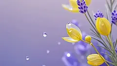 薰衣草电脑壁纸 - 小红书