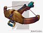 Stylized Crossbow Concept with Process, Becca Hallstedt