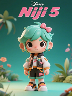 太子有喜采集到AI | 3D人物 IP