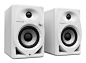 Pioneer DJ DM-40D White  4” Desktop Monitor System image 1