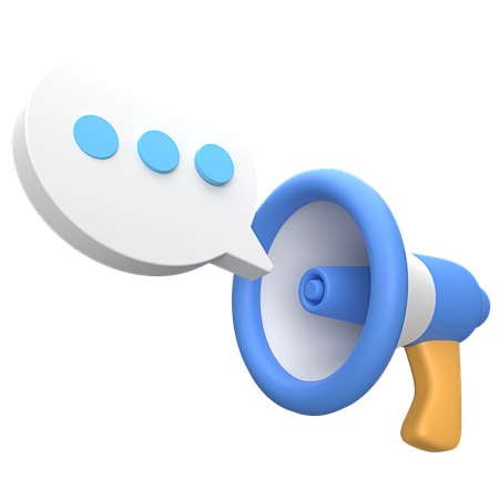 Megaphone 3D Icon