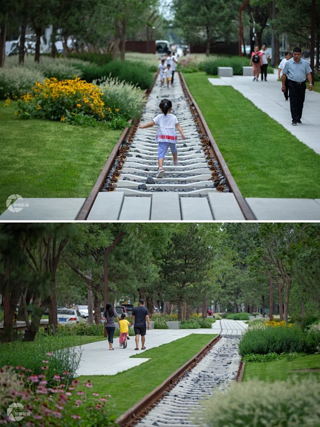 铁路更新丨京张铁路遗址公园—铁路元素‼️...